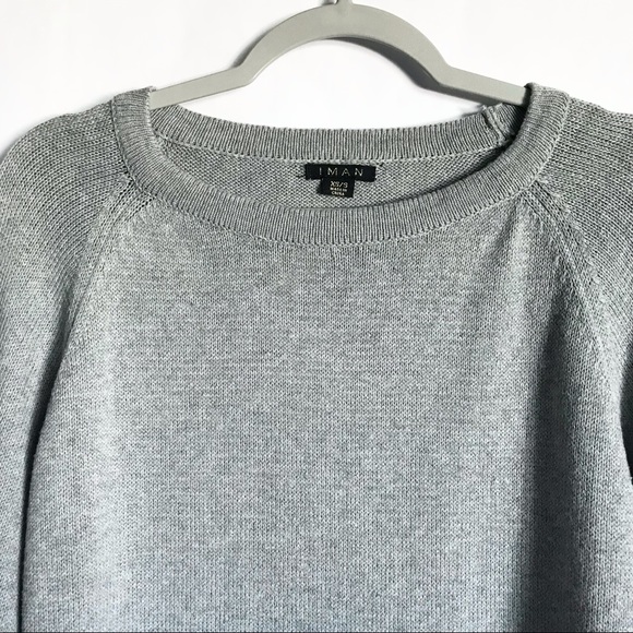 IMAN Gray Platinum Luxe Touch of Cashmere Cape/Poncho - Picture 5 of 11